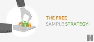shopify web development company-free sample strategy