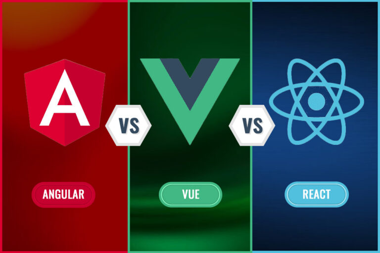 the differences between react angular and vue